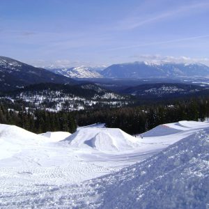 Snow in Whitefish Montana